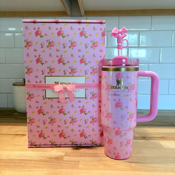 Stanley LoveShackFancy collab in Ibiza Sunset 30oz - Picture 6 of 11